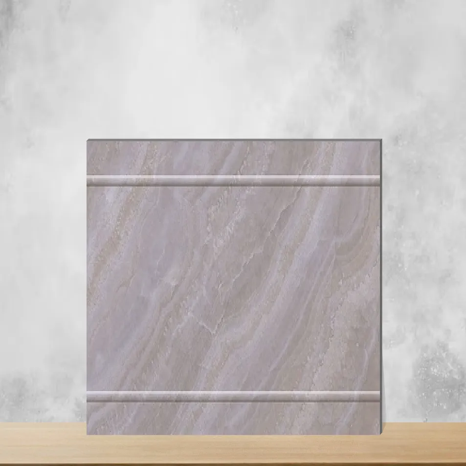 Ceramic Marbles & Stones Glossy Rectangular Tiles TL-4438-B (18x12 inch | 6 mm)