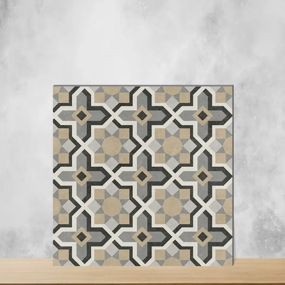 Vitrified Moroccans Matt Square Tiles TL-4474 (2x2 feet | 9 mm)