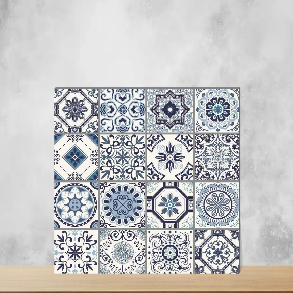 Vitrified Zellige Deep Bruno Moroccans Matt Square Tiles TL-4498-B (12x12 inch | 9 mm)