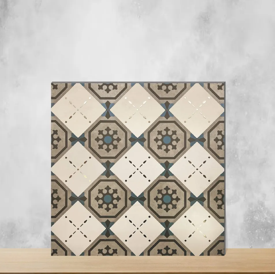 Vitrified Radiance Classic Lepiz Moroccans Matt Square Tiles TL-4503 (2x2 feet | 9 mm)