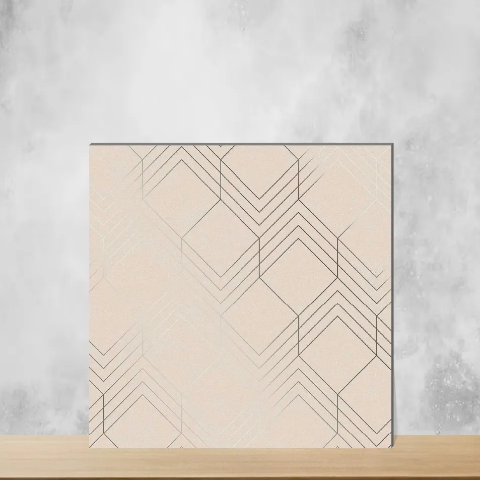 Vitrified Radiance Amber Sonata Moroccans Matt Square Tiles TL-4536 (2x2 feet | 9 mm)