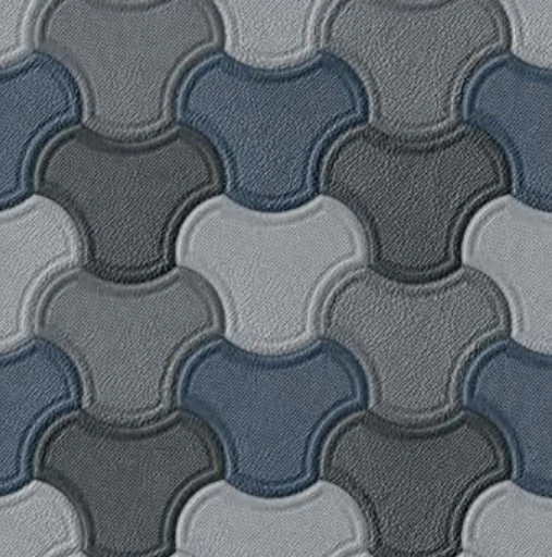 Vitrified Punch Textures Matt Square Tiles TL-496-C (16x16 inch | 12 mm)