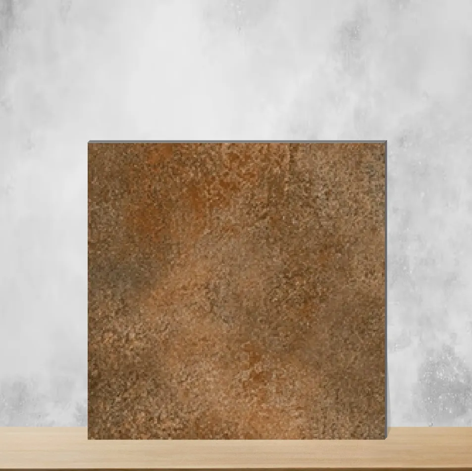 Vitrified Bronzed Earth Punch Textures Matt Square Tiles TL-4620 (16x16 inch | 12 mm)