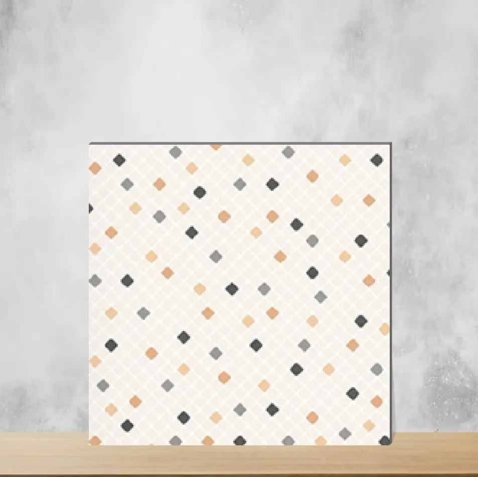 Vitrified Ivory Whisper Punch Textures Matt Square Tiles TL-4629 (16x16 inch | 12 mm)