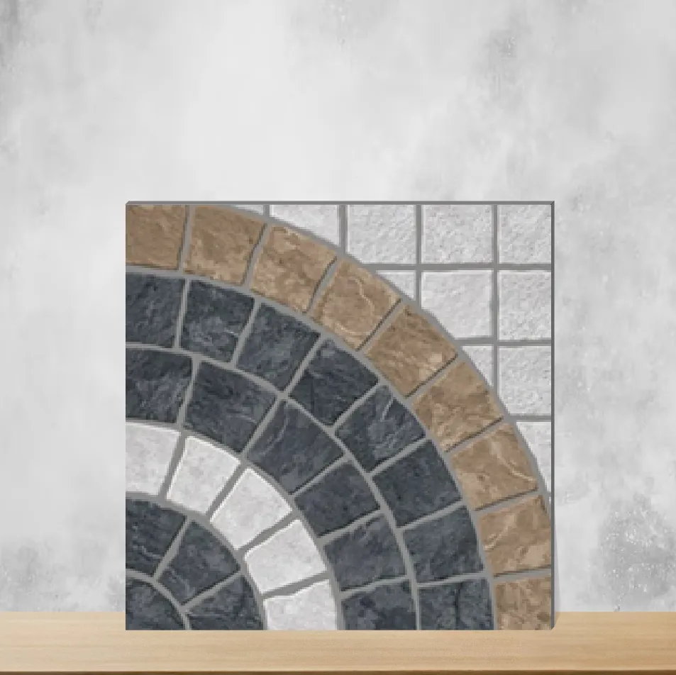 Vitrified Espresso Veil Punch Textures Matt Square Tiles TL-4636 (16x16 inch | 12 mm)