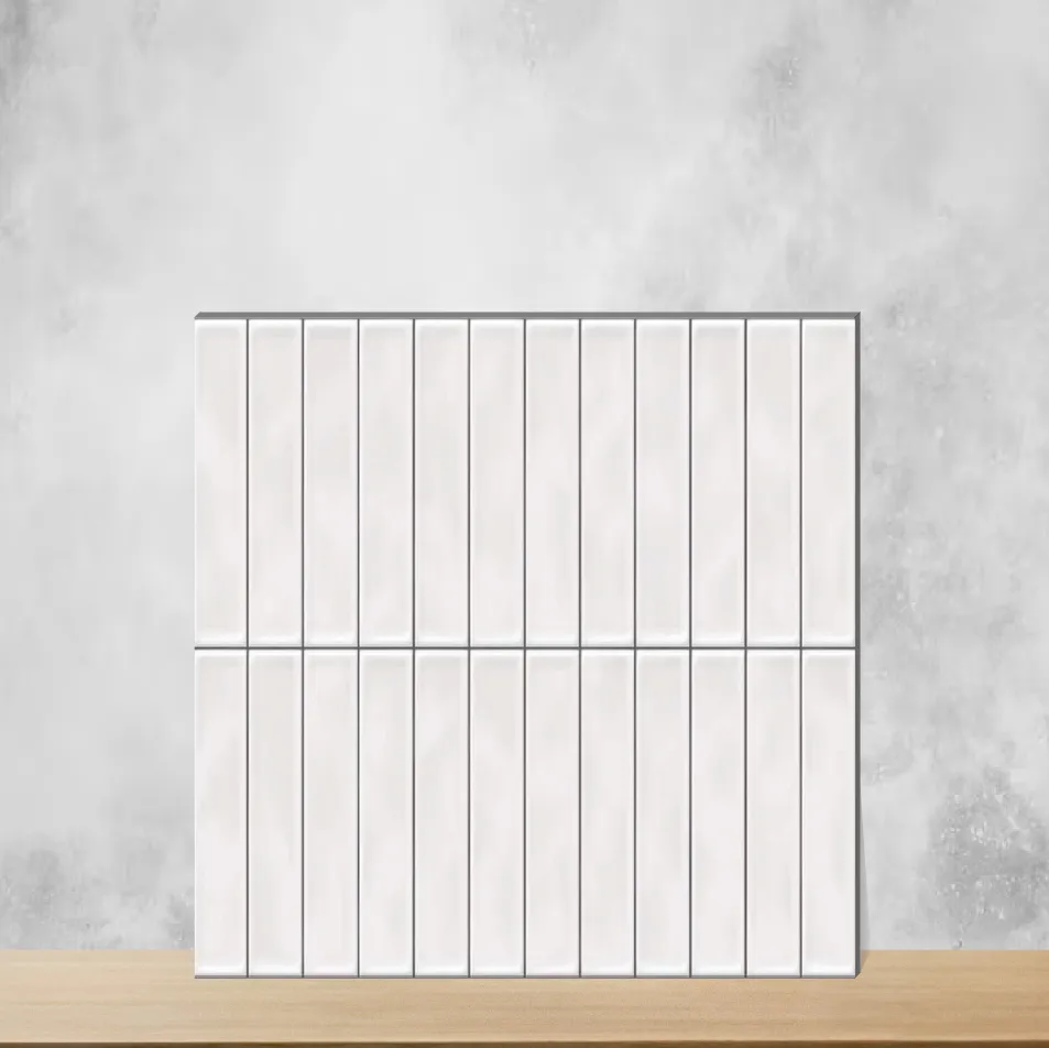 Ceramic Vertiline Brick Solara Dreamstone Glossy Rectangular Tiles TL-2139-C (24x12 inch | 9 mm)