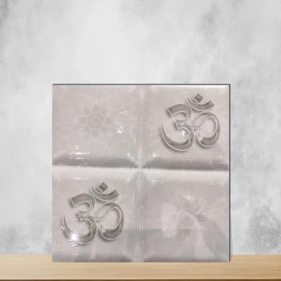 Piazza Omkara HL 3D Tiles Glossy Square Tiles TL-7721-B (12x12 inch | 9 mm)