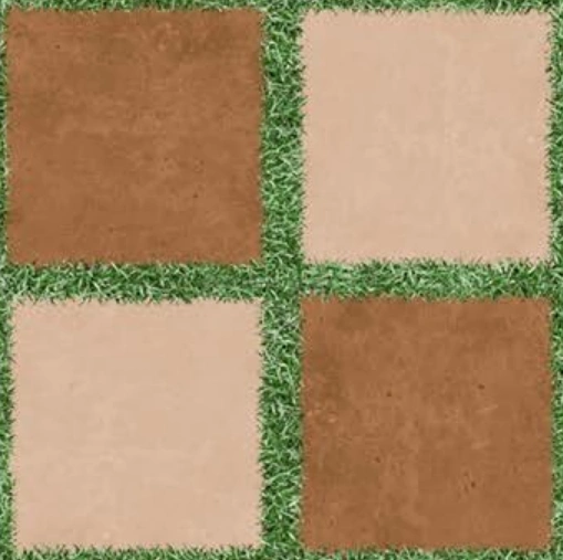 Vitrified Punch Textures Matt Square Tiles TL-483-D (16x16 inch | 12 mm)