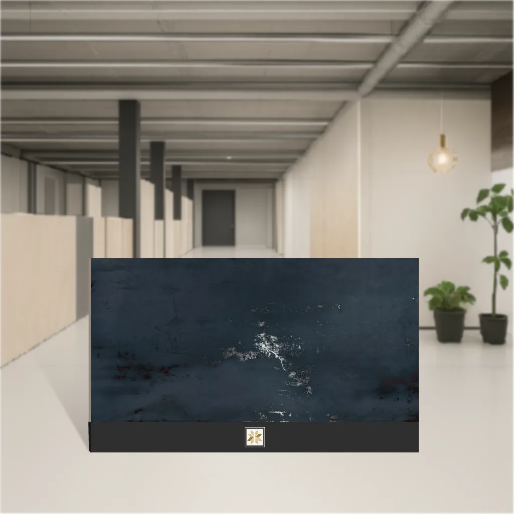 Ferro Cobalt Metallic Finish Matt Rectangular Tiles TL-4845-C (4x2 feet | 9 mm)