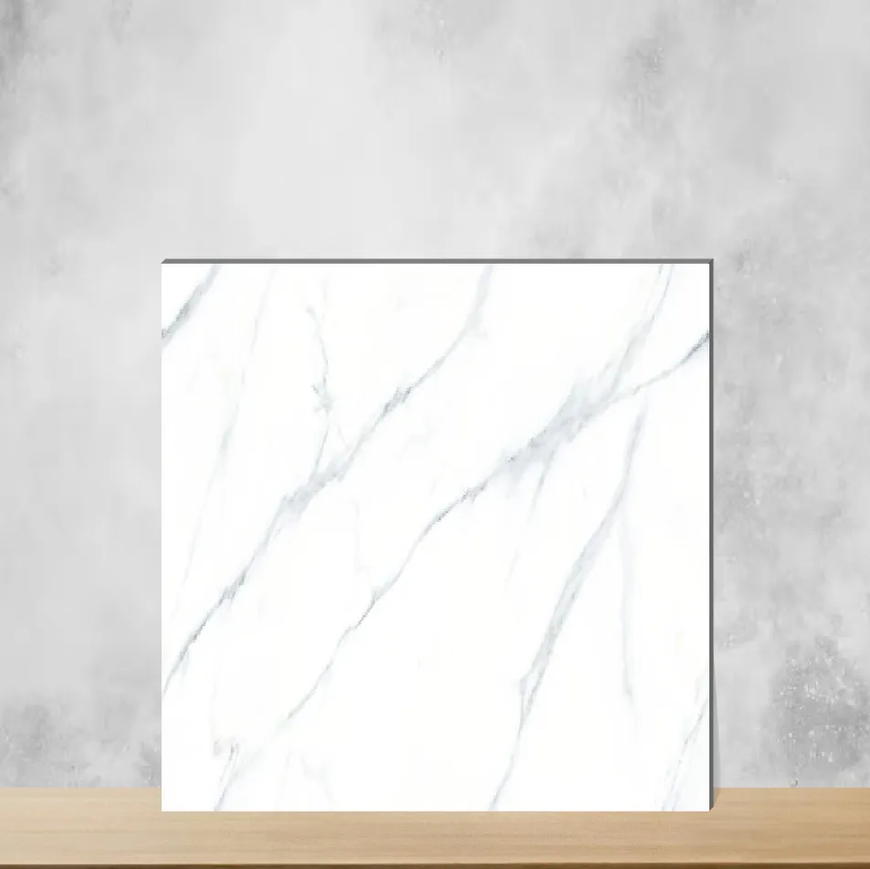 Ceramic Clomax Aqua Endless Marbles & Stones Glossy Rectangular Tiles TL-4992 (24x12 inch | 8 mm)