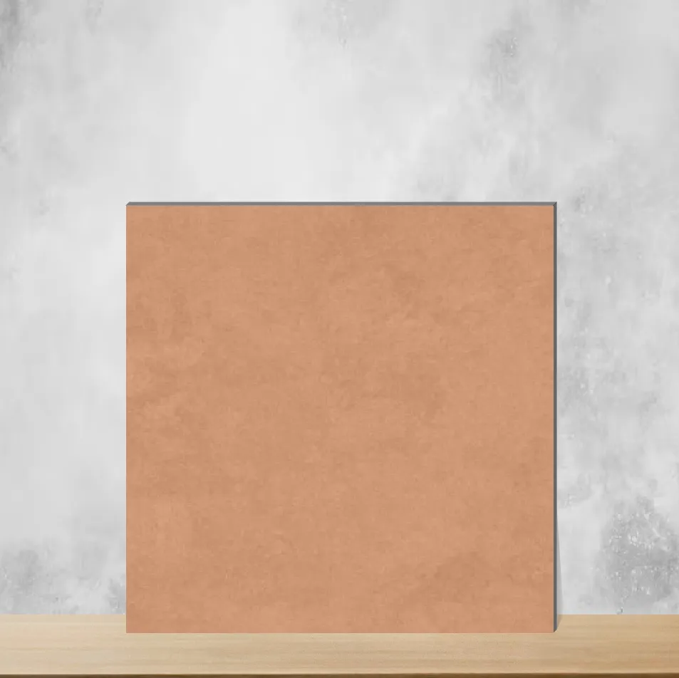 Vitrified Elementi Rosso Plain Solids Matt Square Tiles TL-5595-D (2x2 feet | 9 mm)