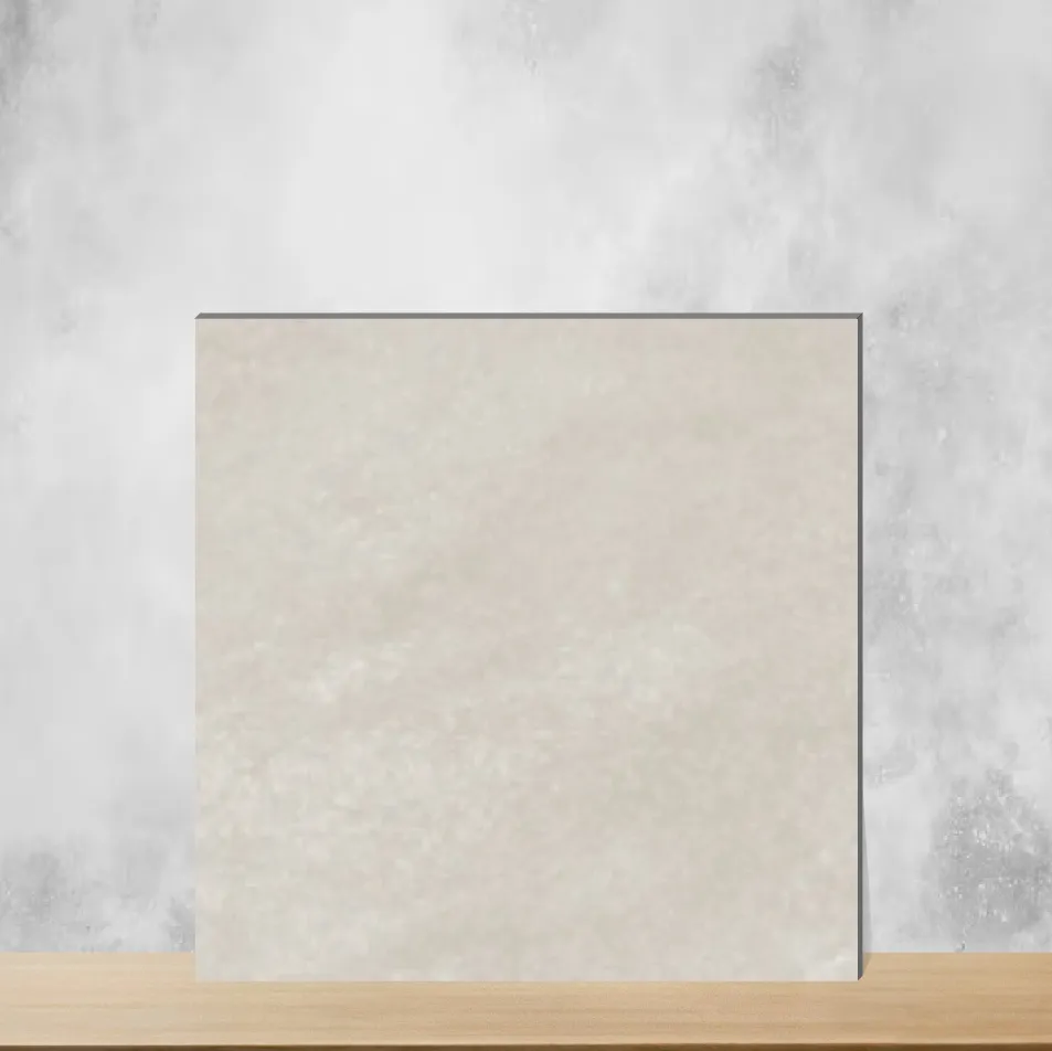 Vitrified Interno Silver Plain Solids Matt Square Tiles TL-5103 (2x2 feet | 9 mm)