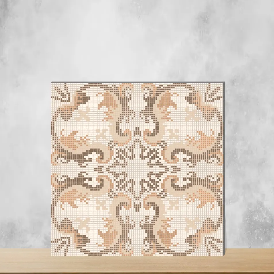 Vitrified Trend Sark Decor 5018 Moroccans Matt Square Tiles TL-5172 (8x8 inch | 8 mm)