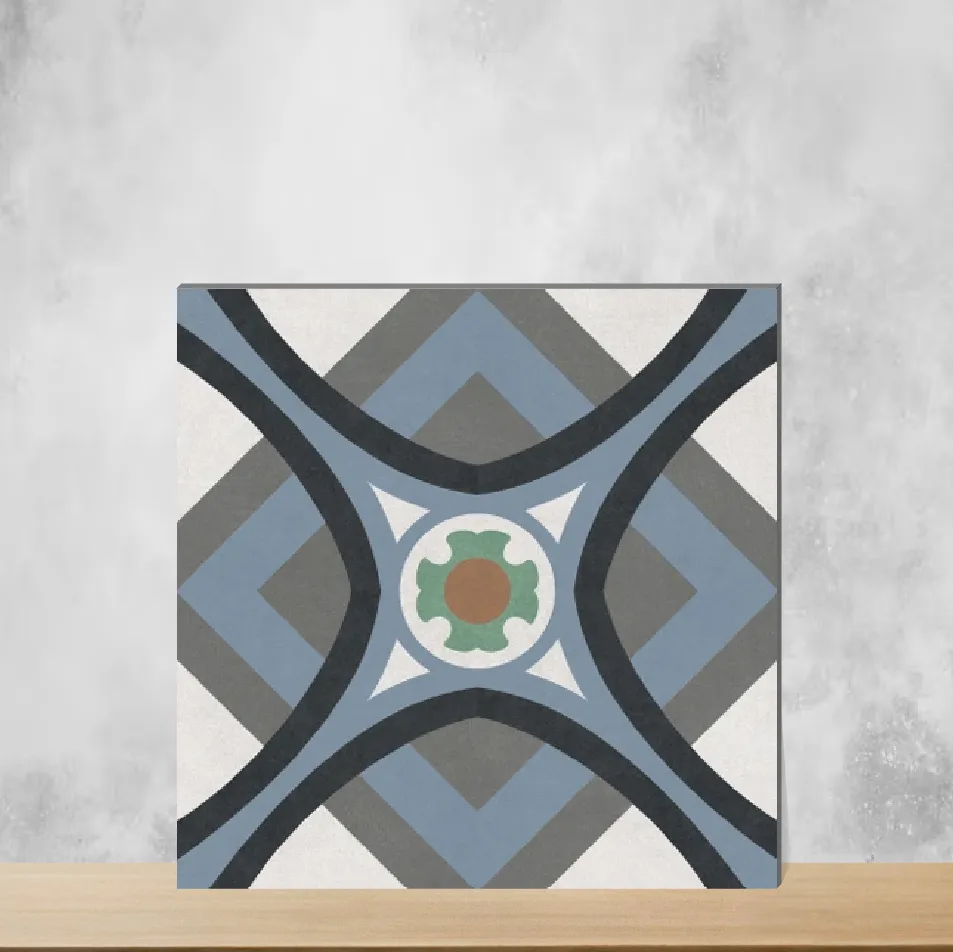 Vitrified Trend Grey Decor 5005 Moroccans Matt Square Tiles TL-5183 (8x8 inch | 8 mm)