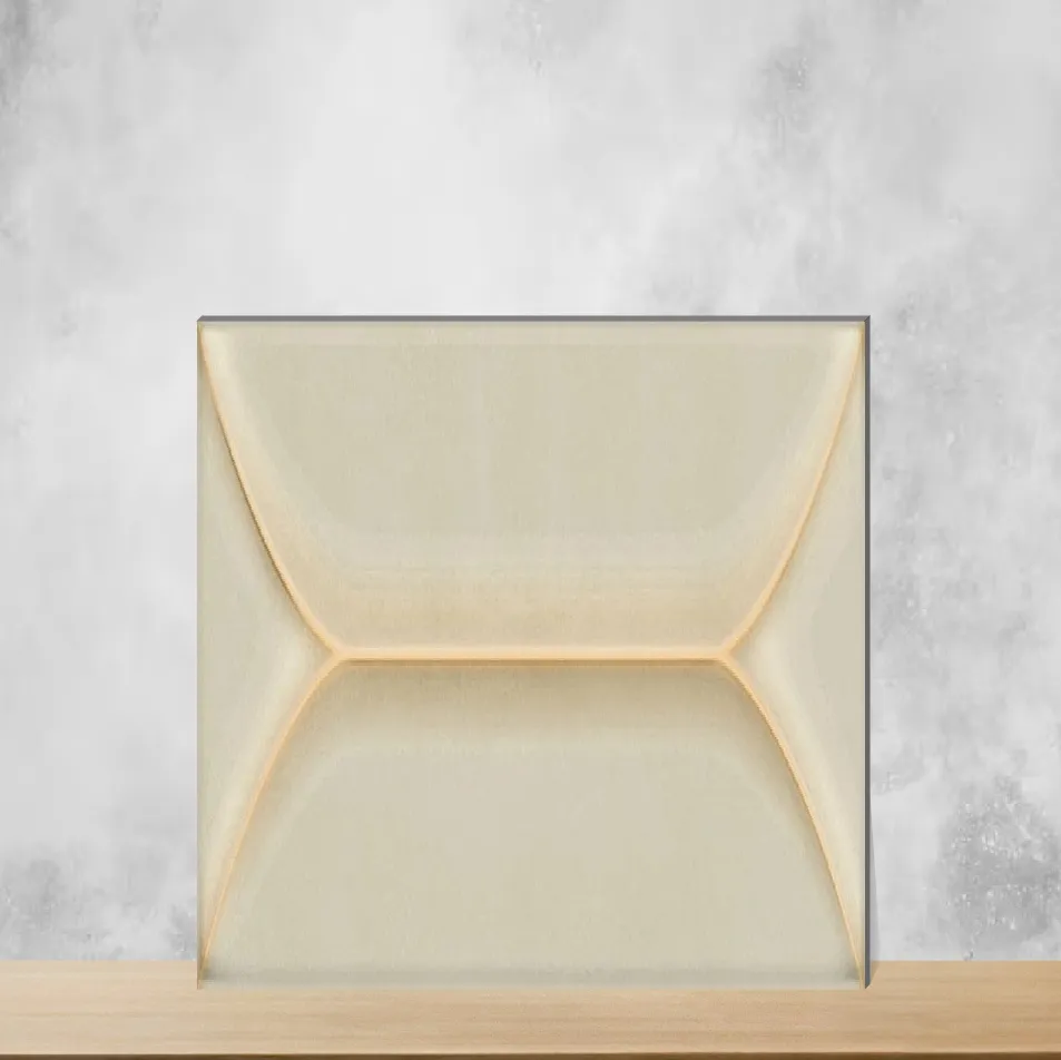 Ceramic Mariner Honey Glossy Rectangular Tiles TL-5872-B (12x4 inch | 8 mm)