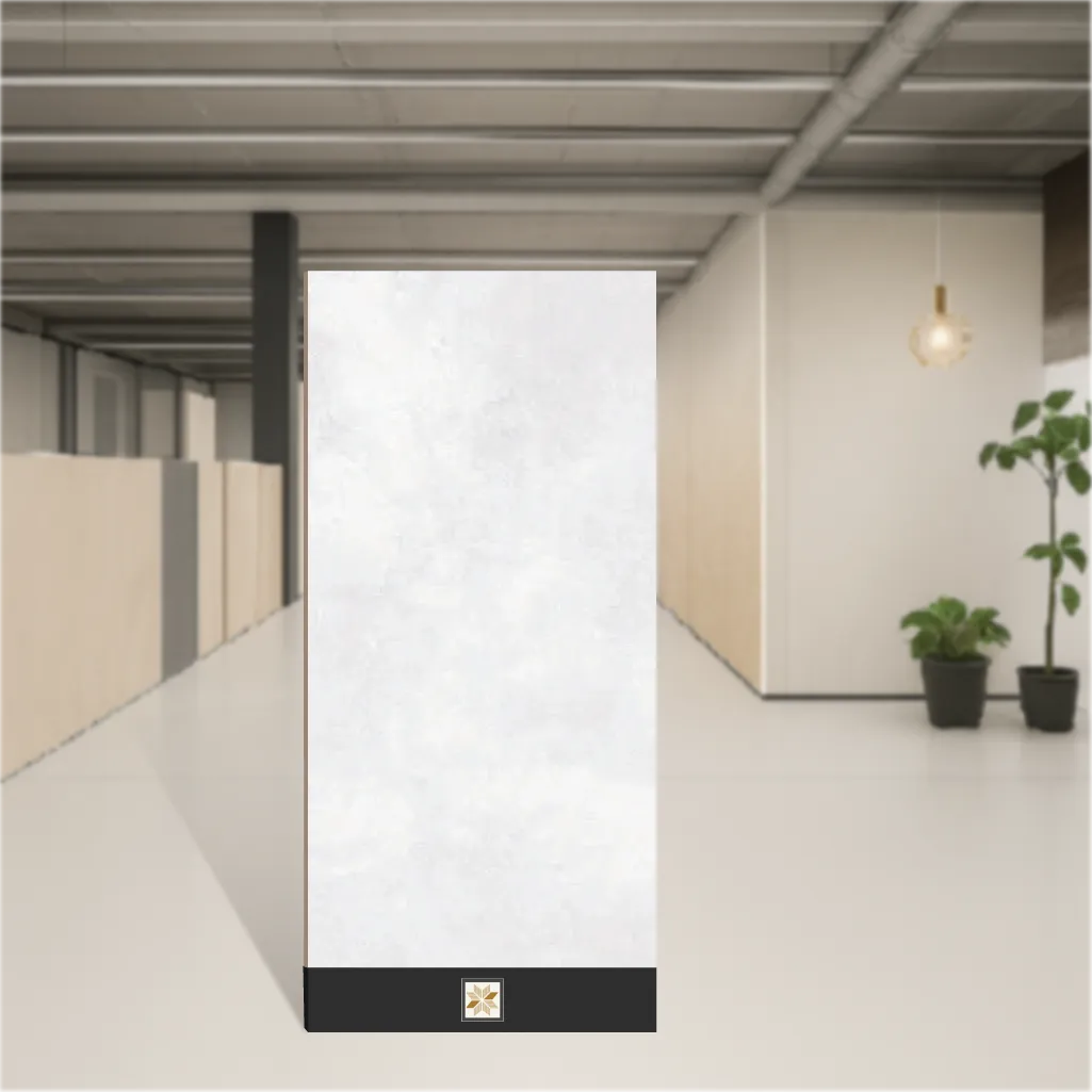 Vitrified Artisan Bianco Plain Solids Matt Rectangular Tiles TL-5288-B (4x2 feet | 8 mm)