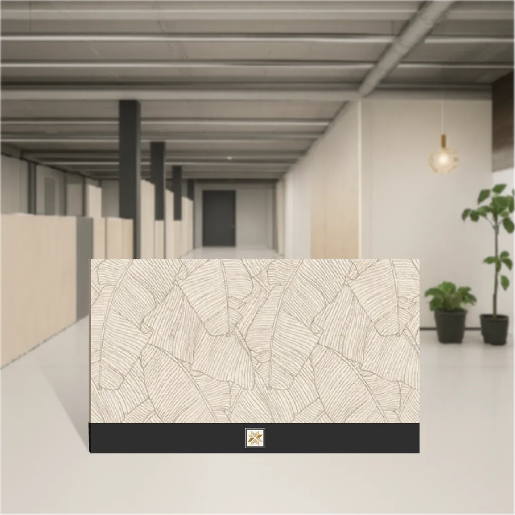 Vitrified Accosto Beige Decor Highlighter Tiles Matt Rectangular Tiles TL-5338-B (4x2 feet | 9 mm)