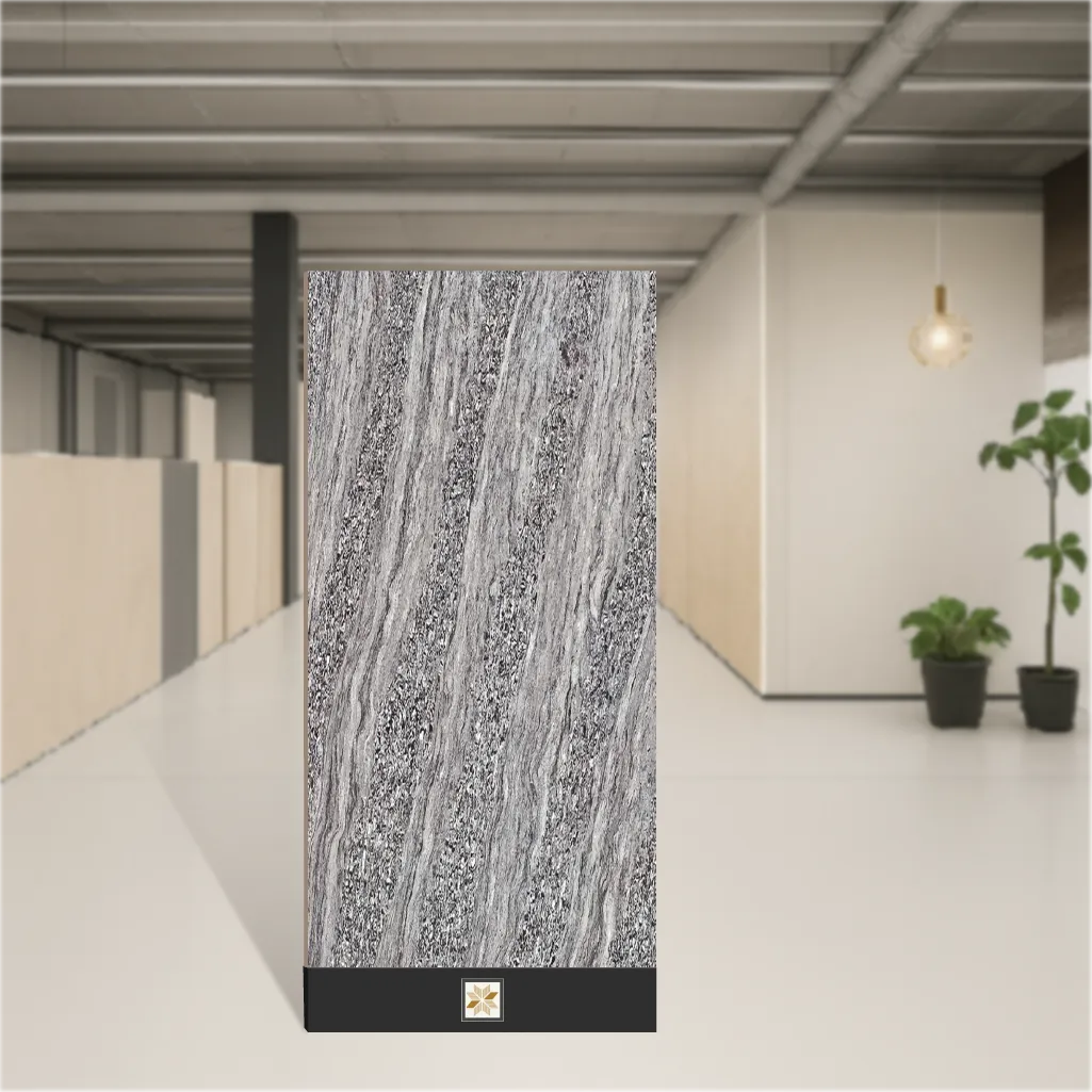 Vitrified Imperial Grey Multi Charged Rectangular Tiles TL-52654-C (4x2 feet)