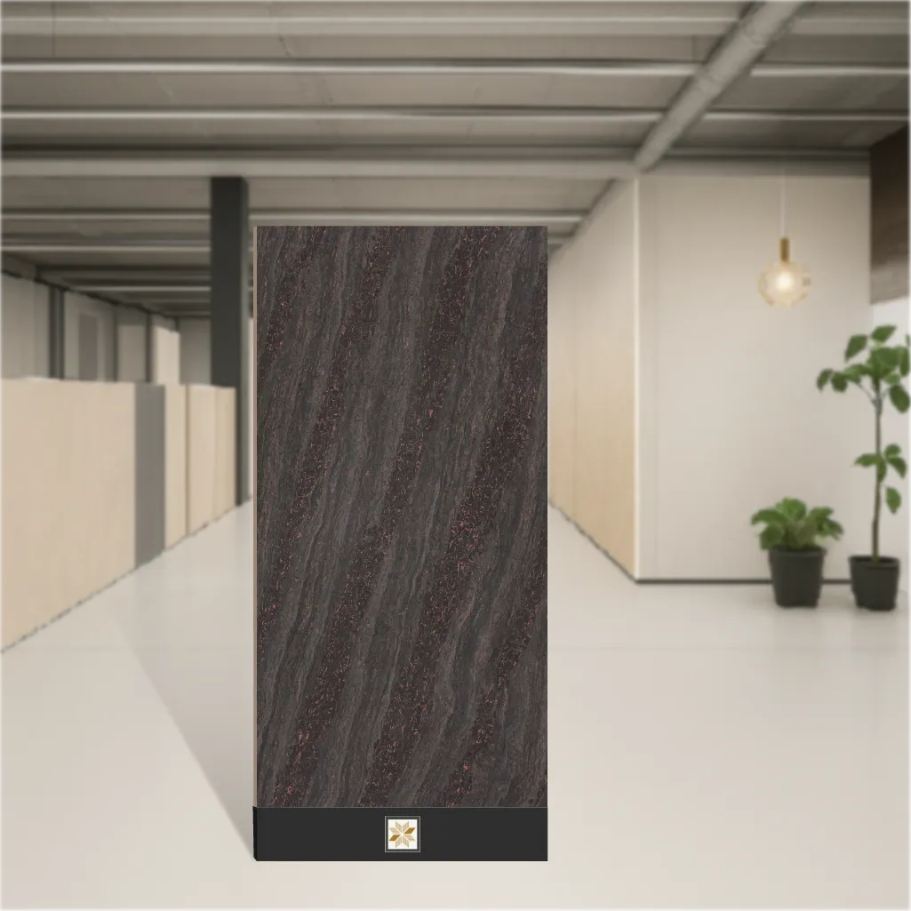 Vitrified Imperial Charcoal Multi Charged Rectangular Tiles TL-52654-E (4x2 feet)