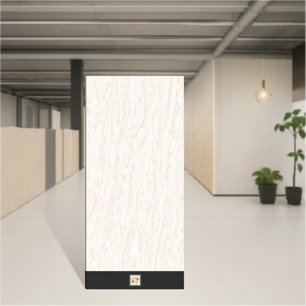 Vitrified Rivera Crema Multi Charged Rectangular Tiles TL-52660-B (4x2 feet)