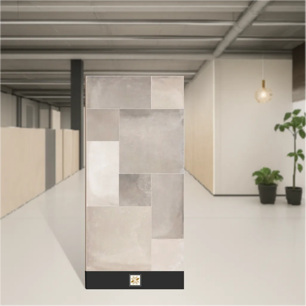 Vitrified Legacy Grey Marbles & Stones Matt Rectangular Tiles TL-5268-D (4x2 feet | 11 mm)