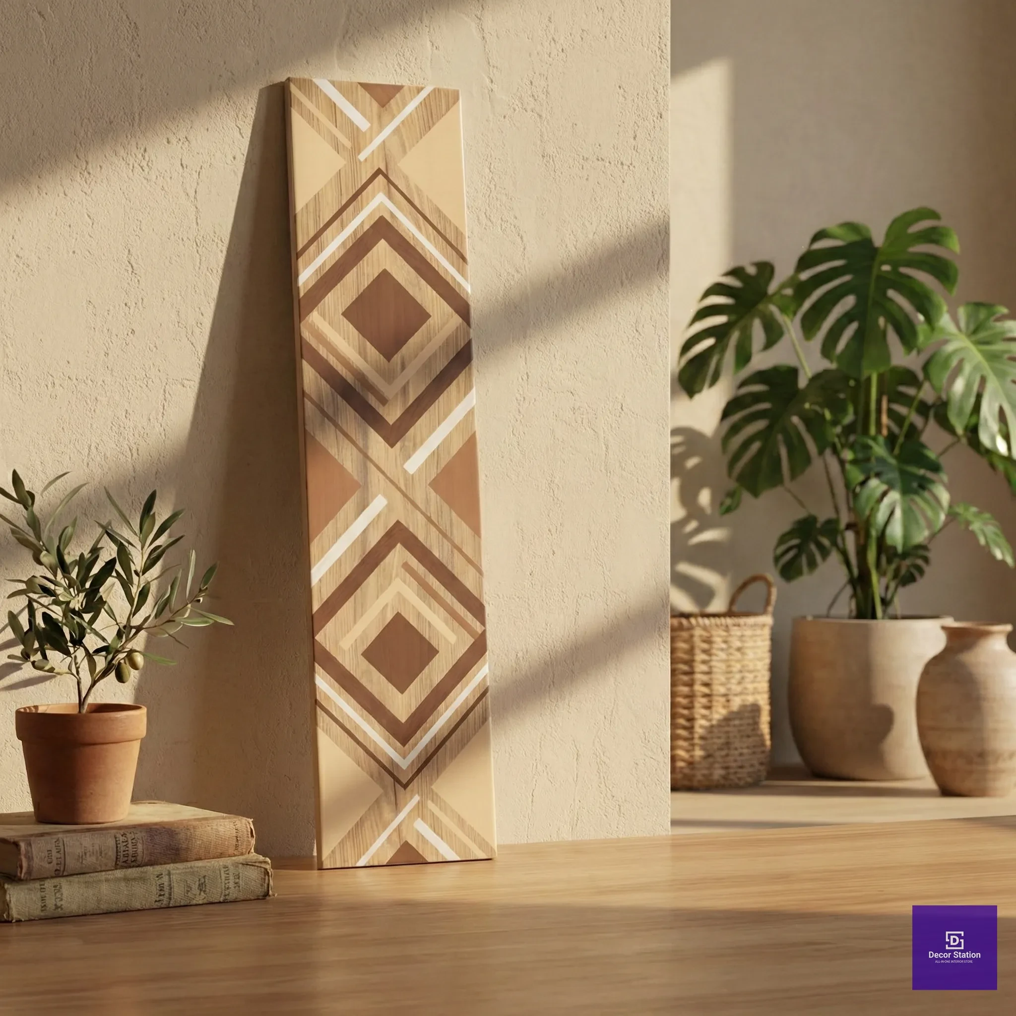 Vibes Camel Decor Patterned Rustic 0.5x4 ft 9mm tile | TL-52732-A