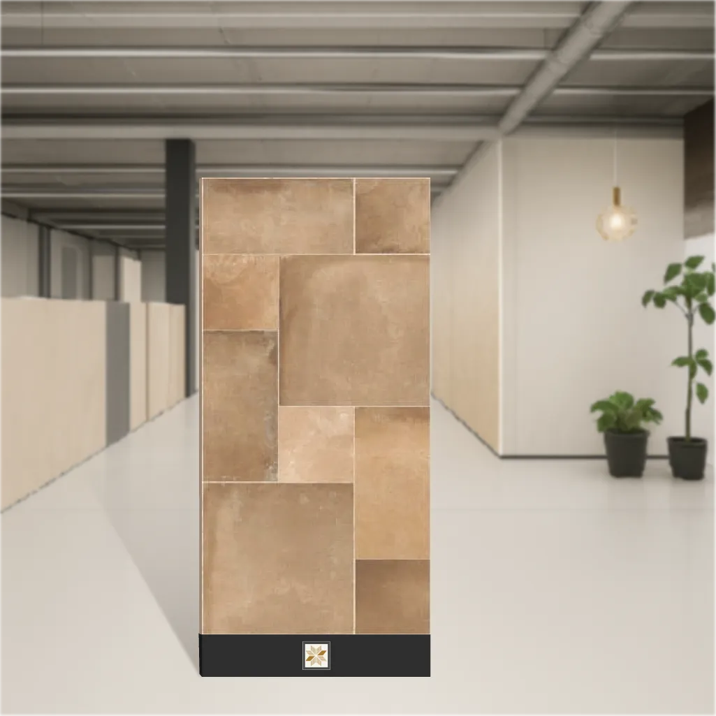 Vitrified Legacy Brown Marbles & Stones Matt Rectangular Tiles TL-5268-B (4x2 feet | 11 mm)