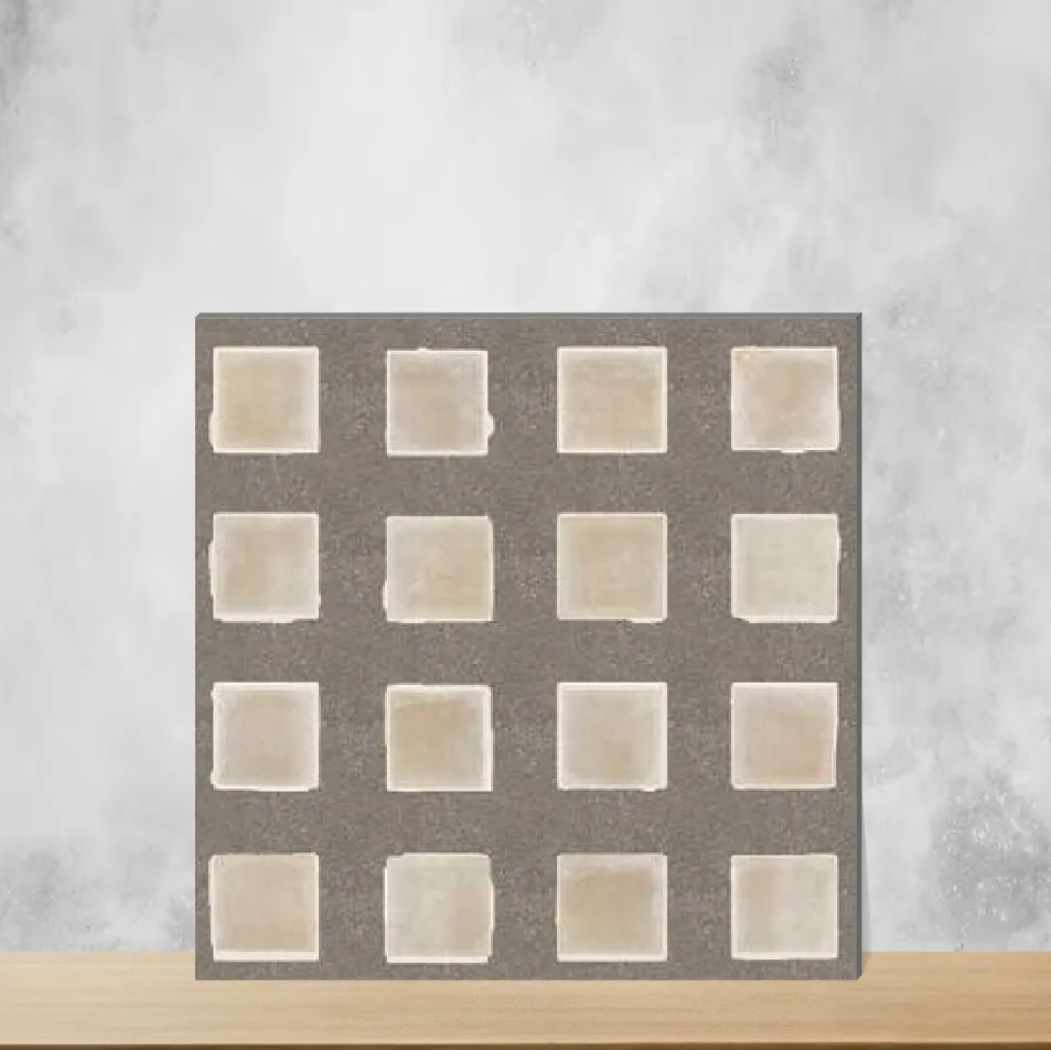 Vitrified Squoment Griss Marbles & Stones Matt Square Tiles TL-5295-E (2x2 feet | 9 mm)