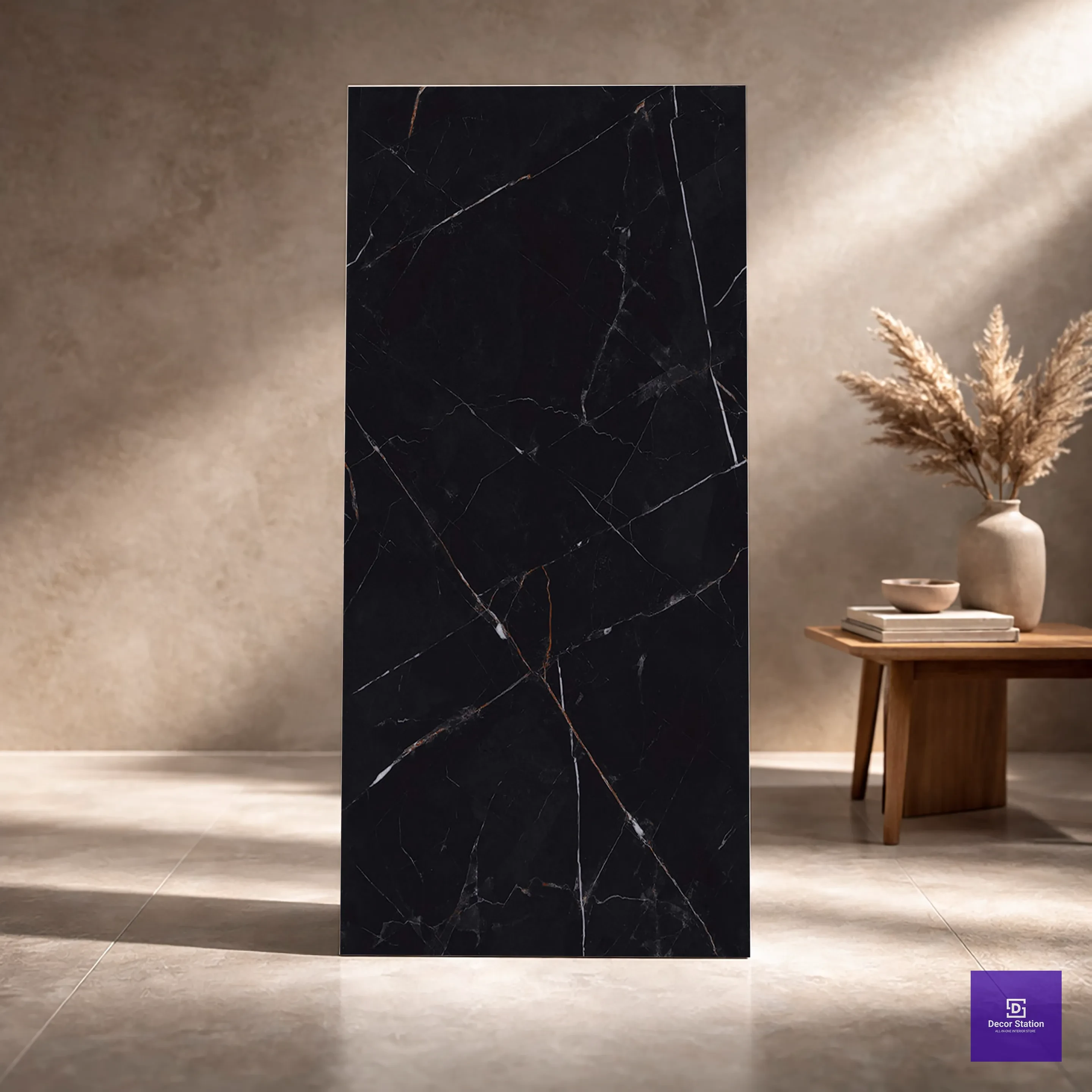 Splendore Nero High Gloss 2x4 ft 9mm tile | TL-52812-A