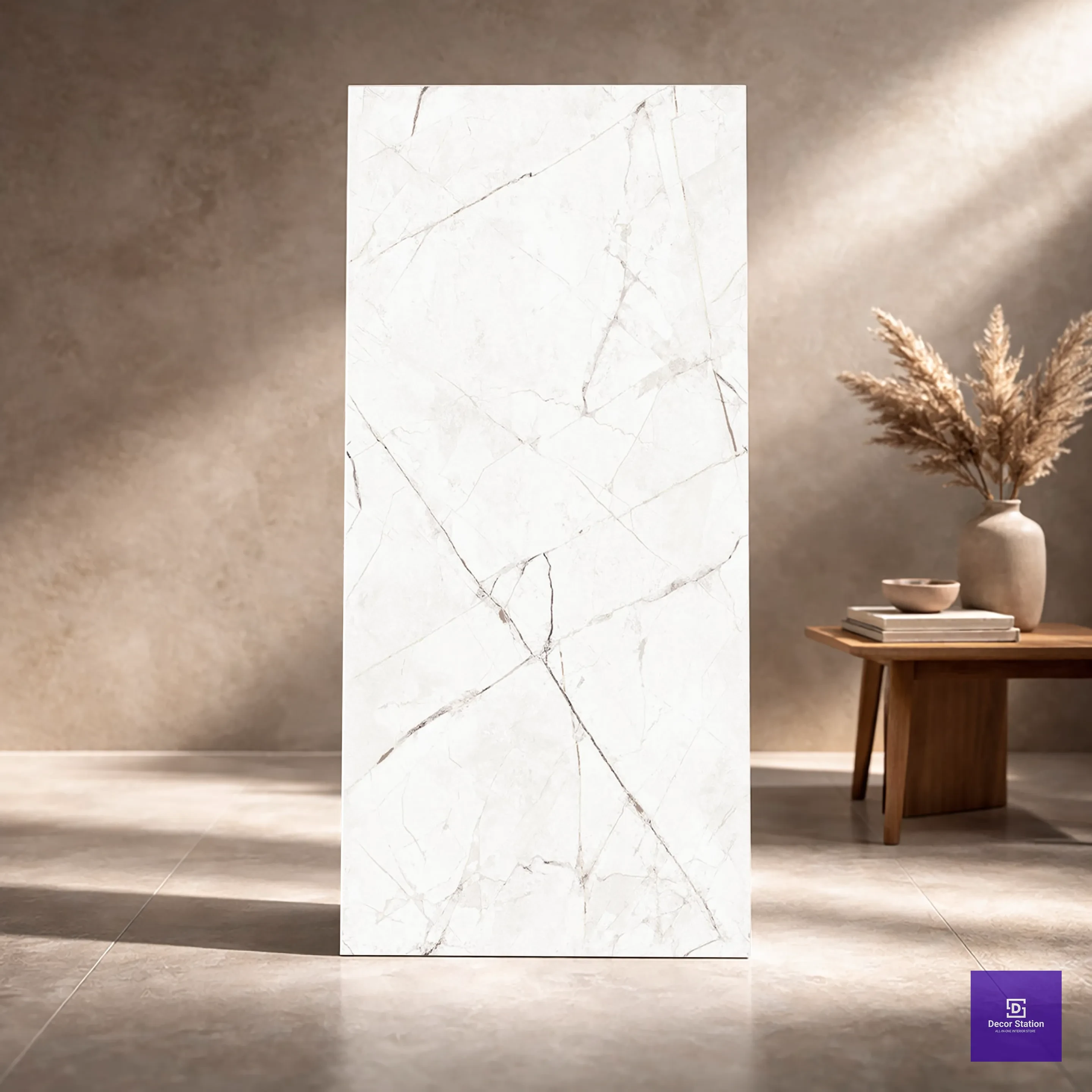 Splendore Bianco Glossy 2x4 ft 9mm tile | TL-52812-B