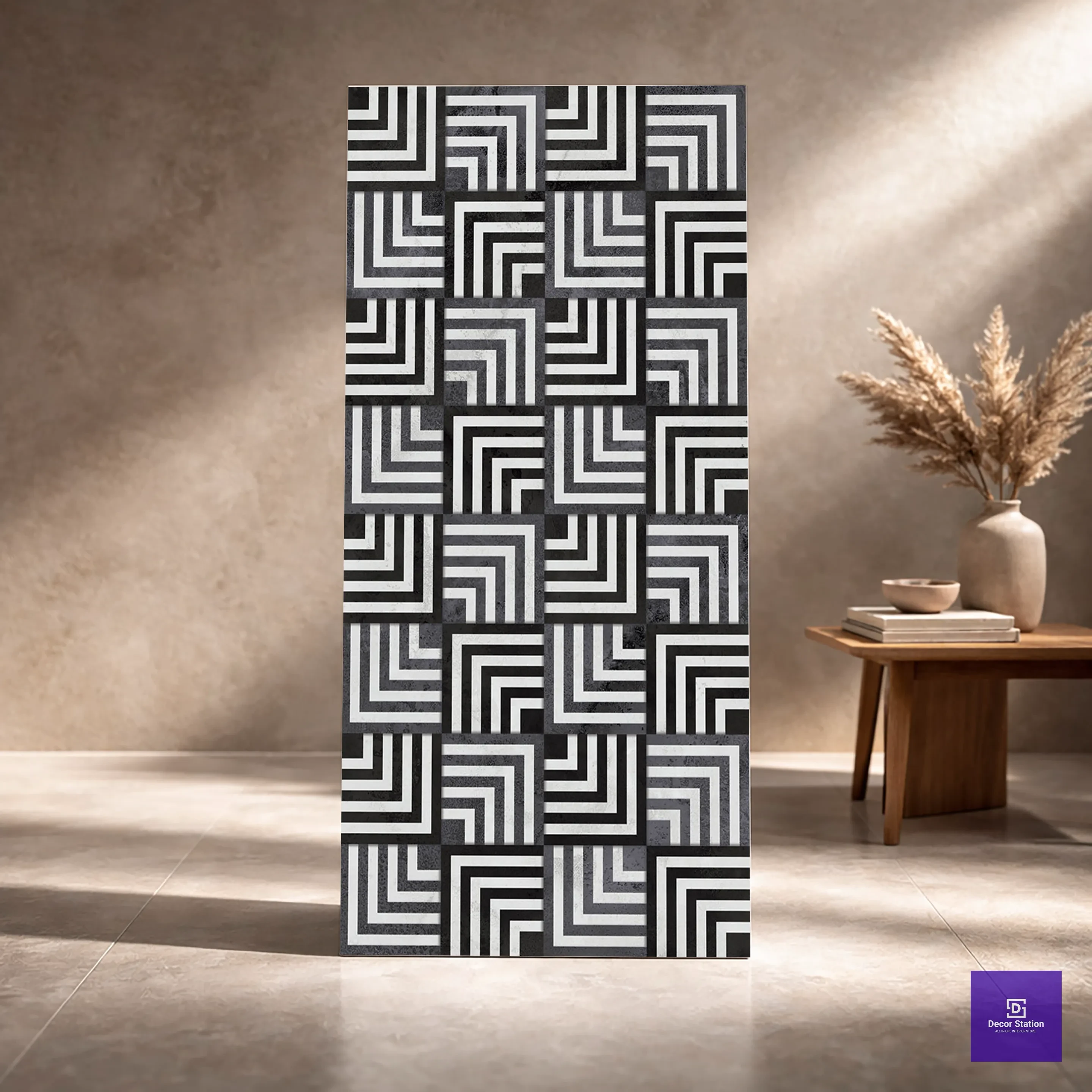 Sigma Nero Decor High Gloss 2x4 ft 9mm tile | TL-52815-C