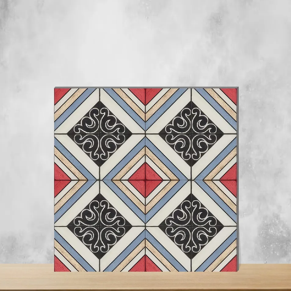 Ceramic Moroccans Matt Square Tiles TL-5282 (12x12 inch | 9 mm)