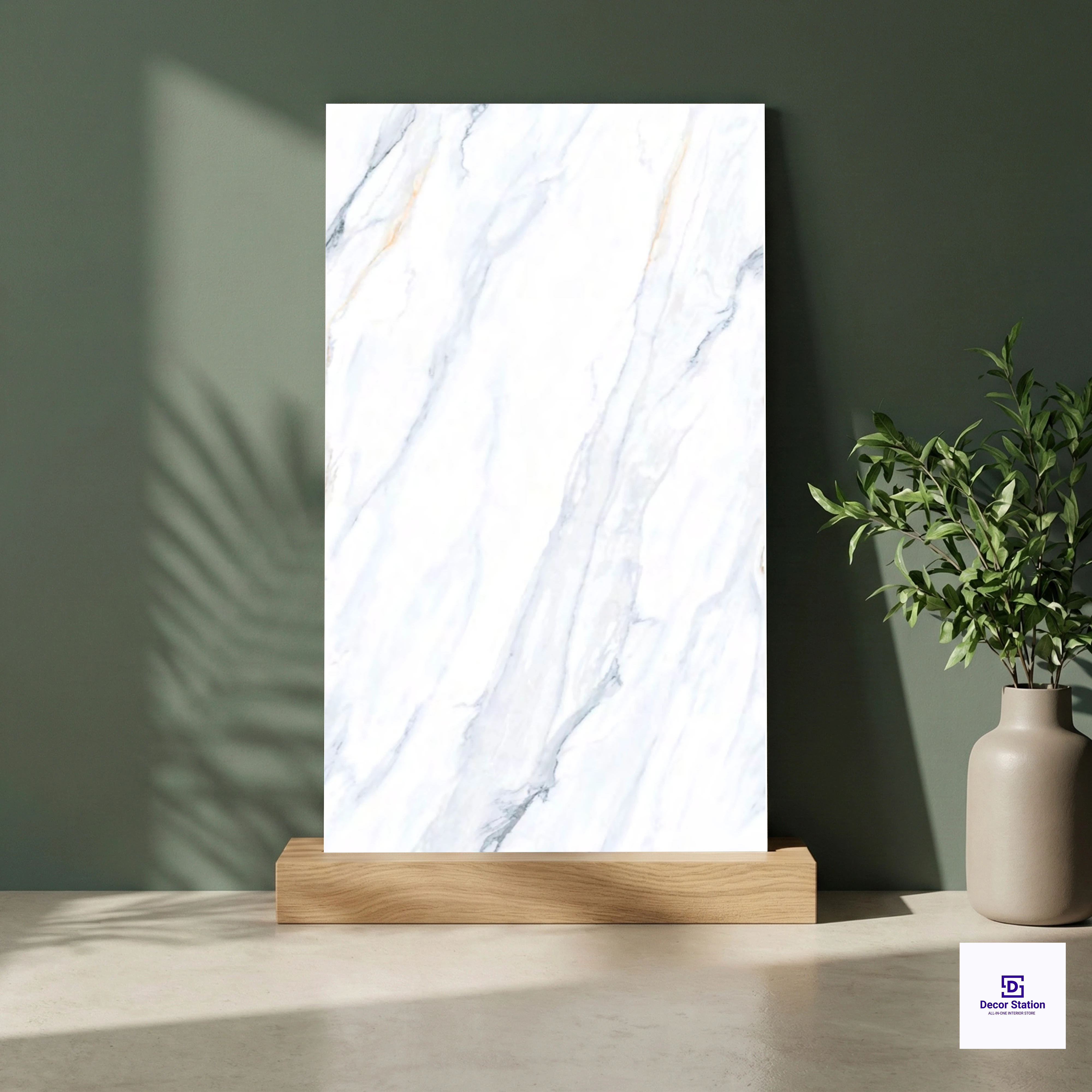 Opal Aqua Marble Look Lucent 2x4 ft 8mm tile | TL-52917-A