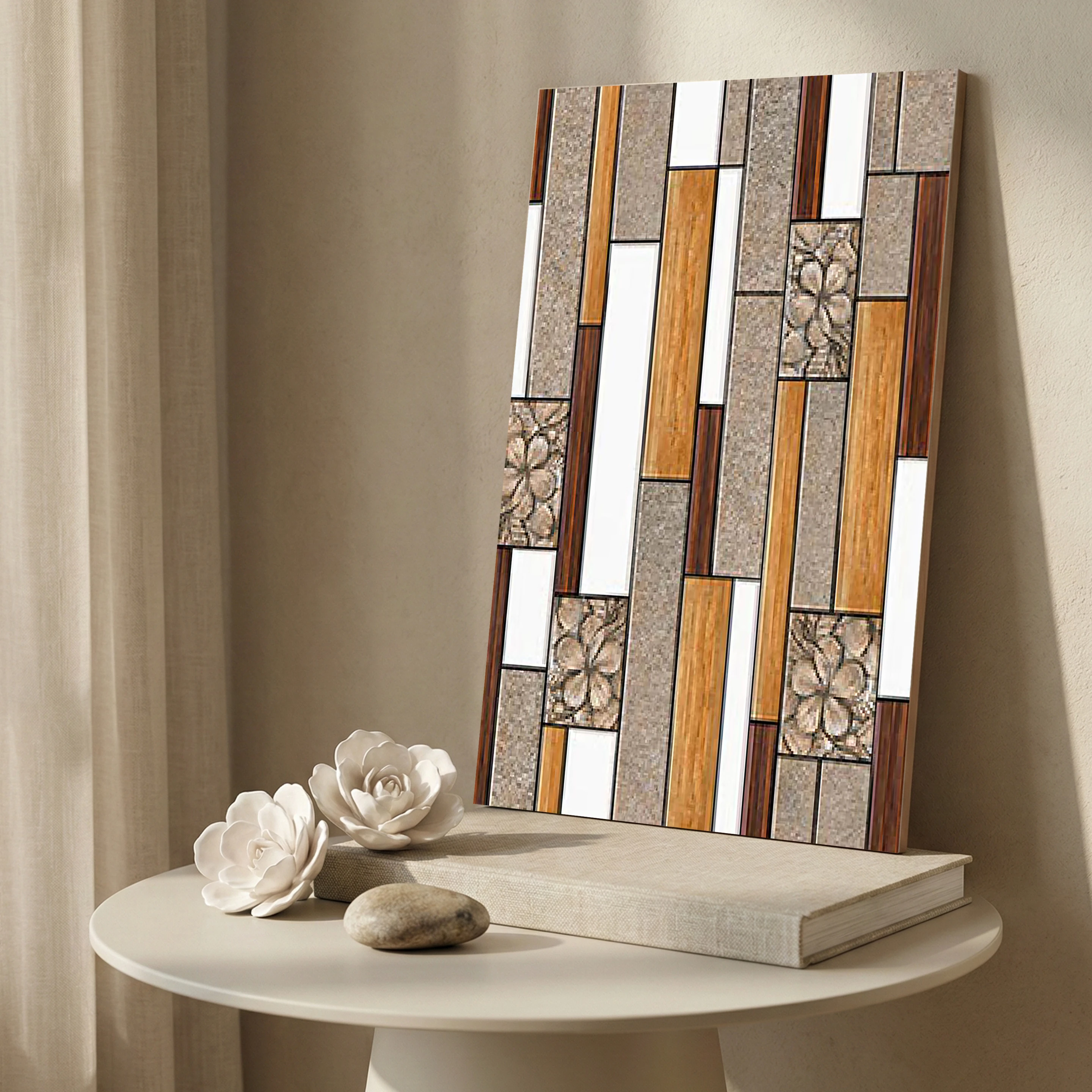 4053 Stacked Stone Look High Gloss 1x1.5 ft 8mm Tile | TL-52937-A