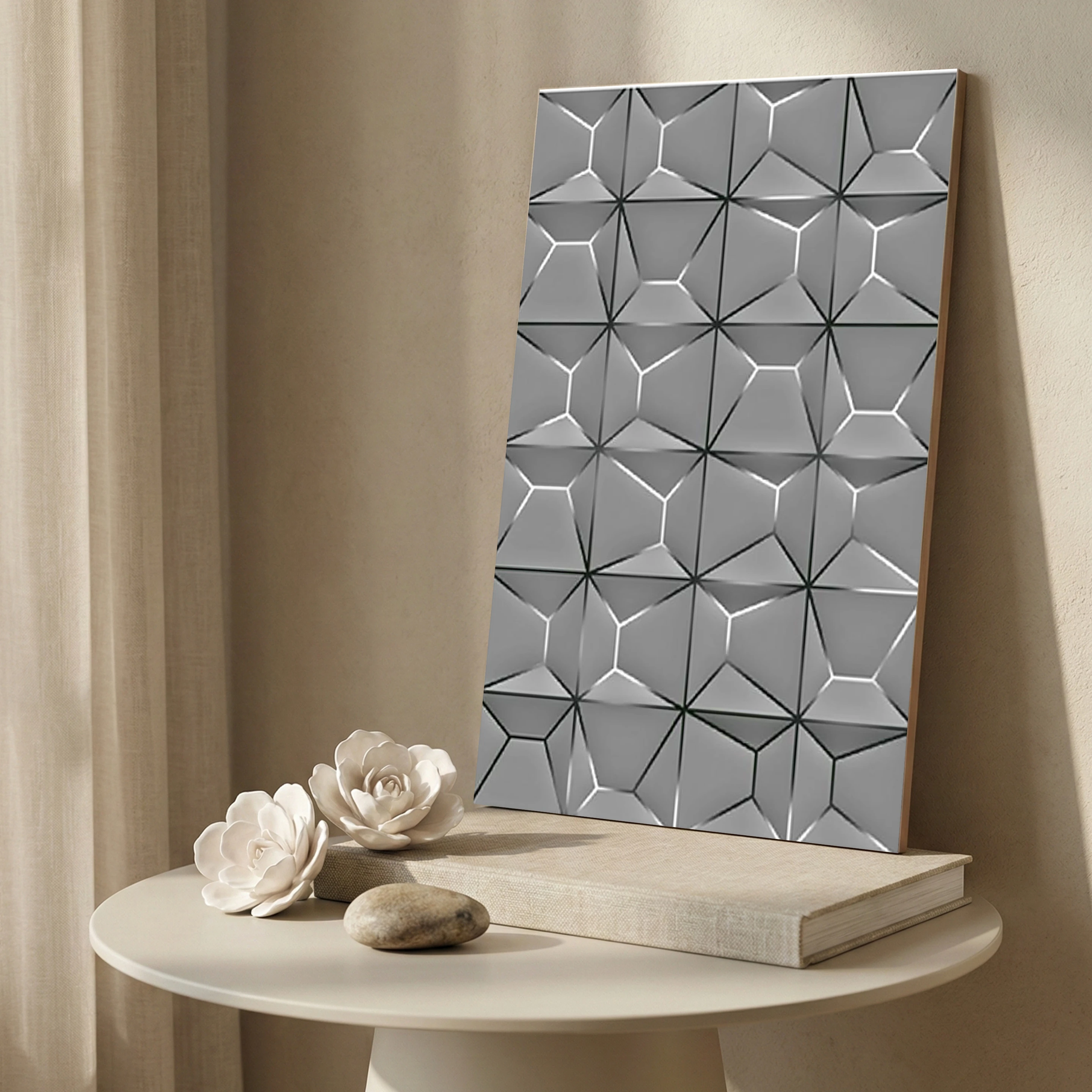 9343-D Geometric High Gloss 1x1.5 ft 8mm Tile | TL-52961-A