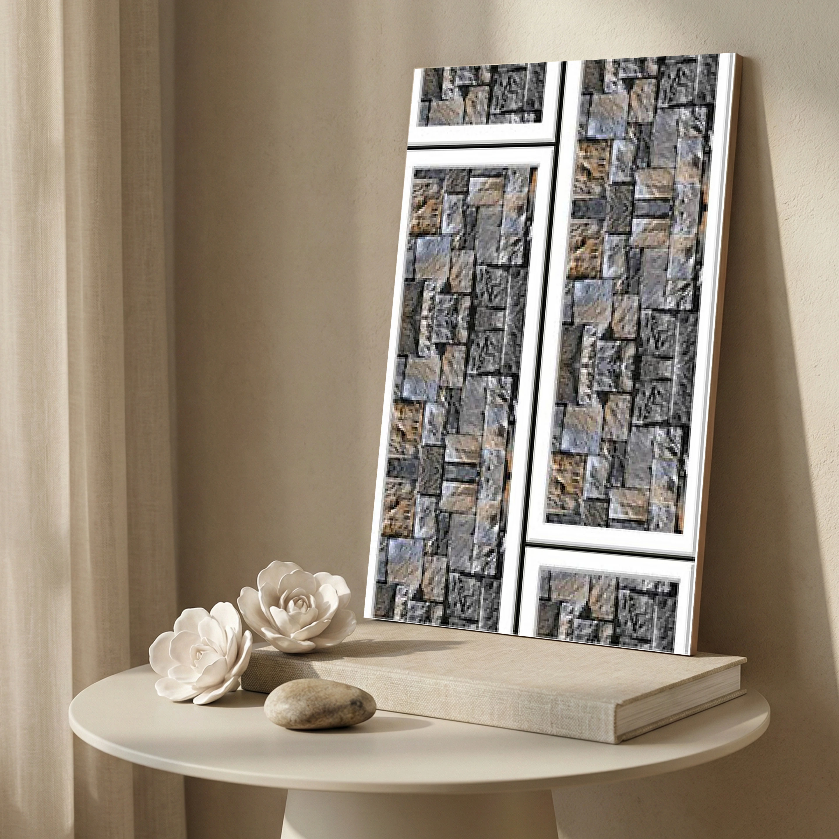 4045 Stacked Stone Look High Gloss 1x1.5 ft 8mm Tile | TL-52974-A