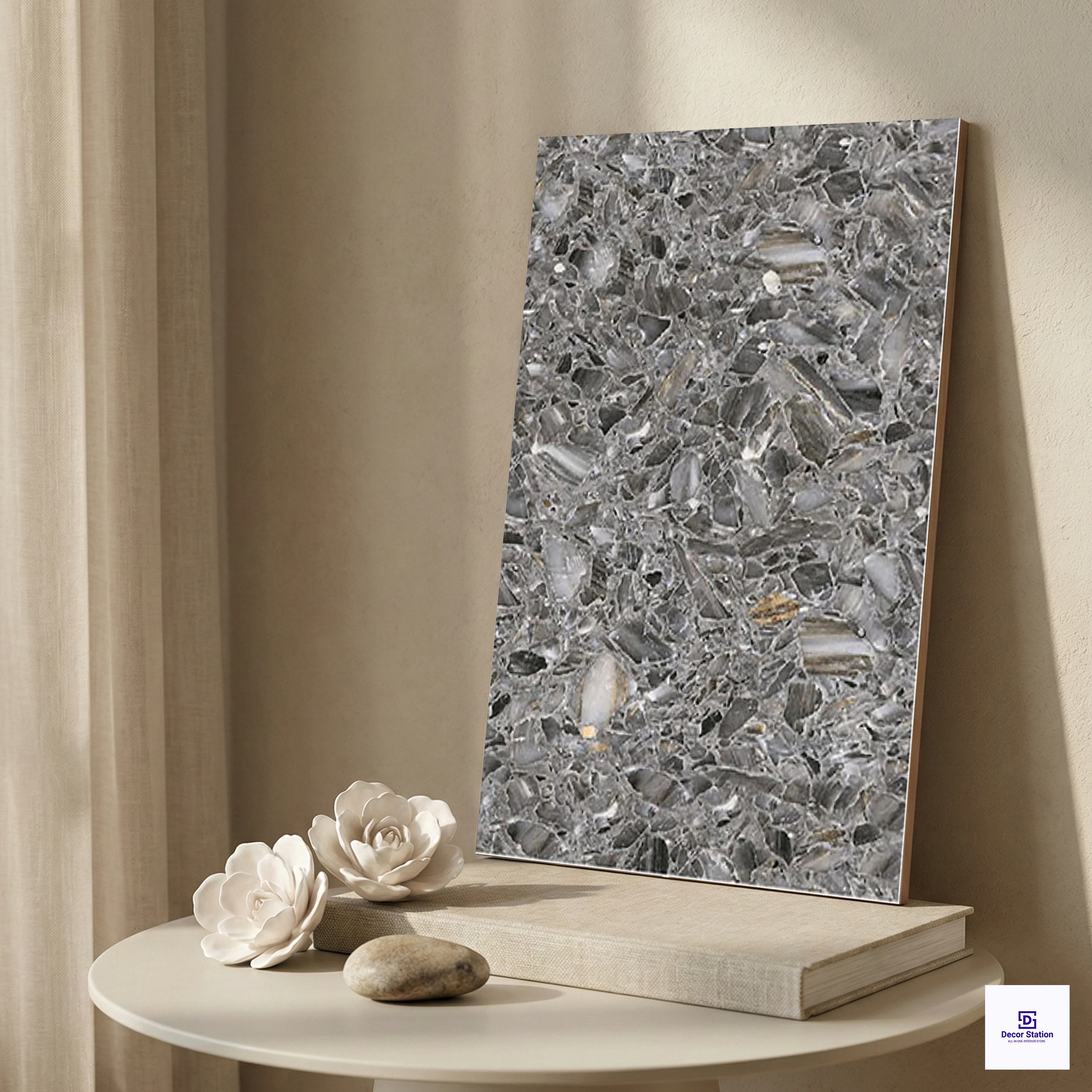 9406-D Marble Look High Gloss 1x1.5 ft 8mm Tile | TL-52988-A