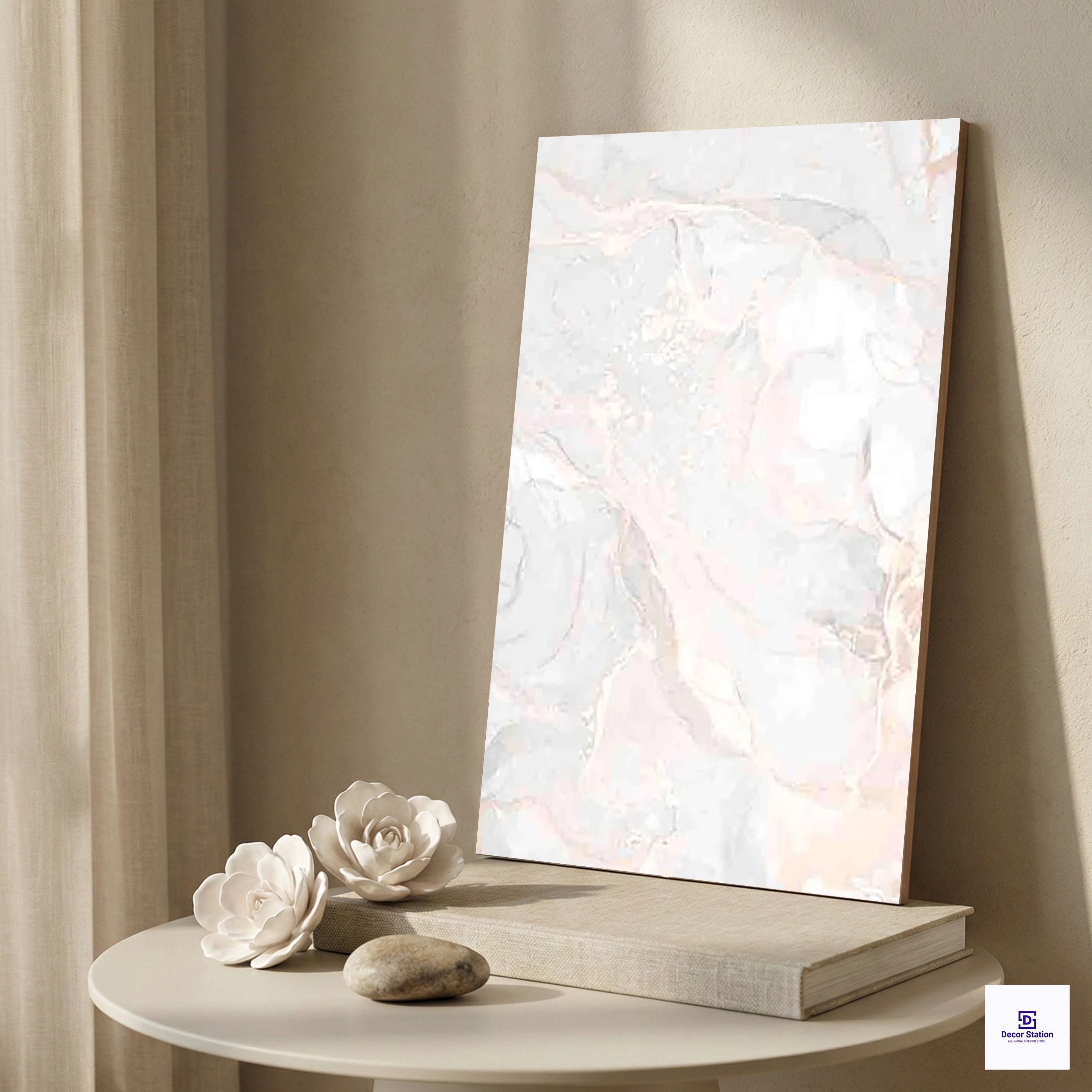 5469-LT Glossy Marble Gold Light 1x1.5 ft 7.5 mm Wall Tile | TL-53014-B