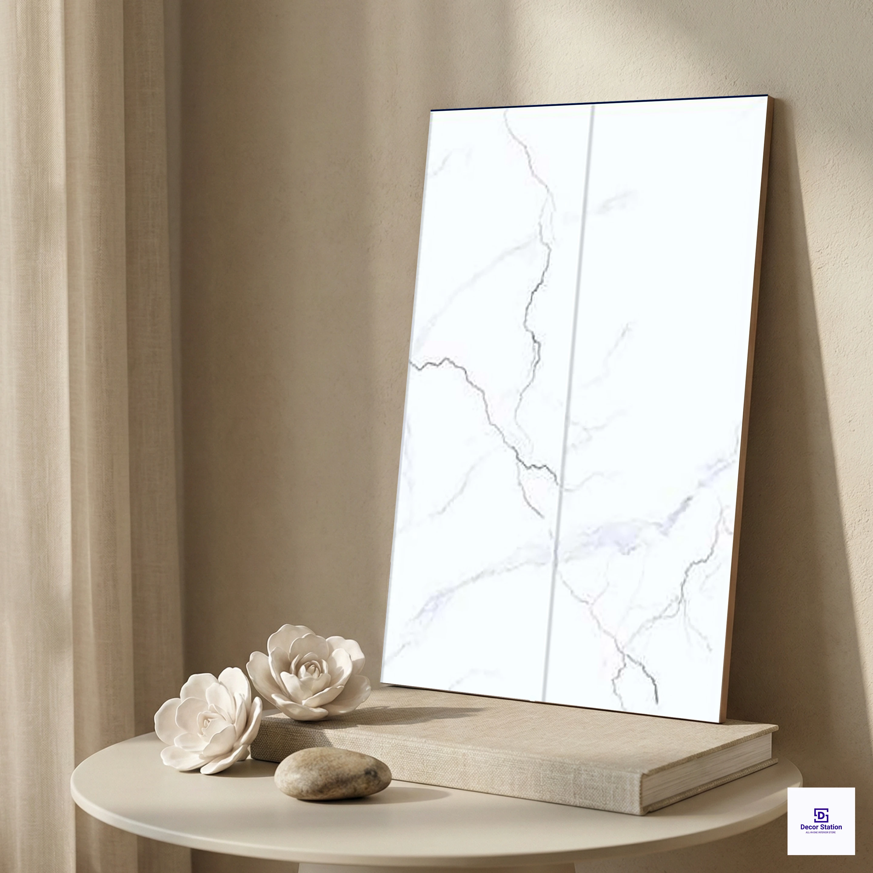 5719-LT Marble Veins Look Glossy 1x1.5 ft 7.5 mm Wall Tile | TL-53032-A