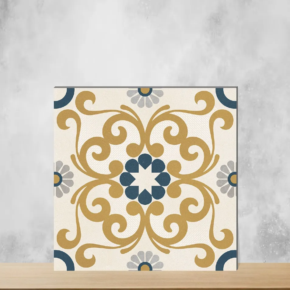 Ceramic Vintagia Bella Moroccans Matt Square Tiles TL-5580-B (8x8 inch | 10 mm)