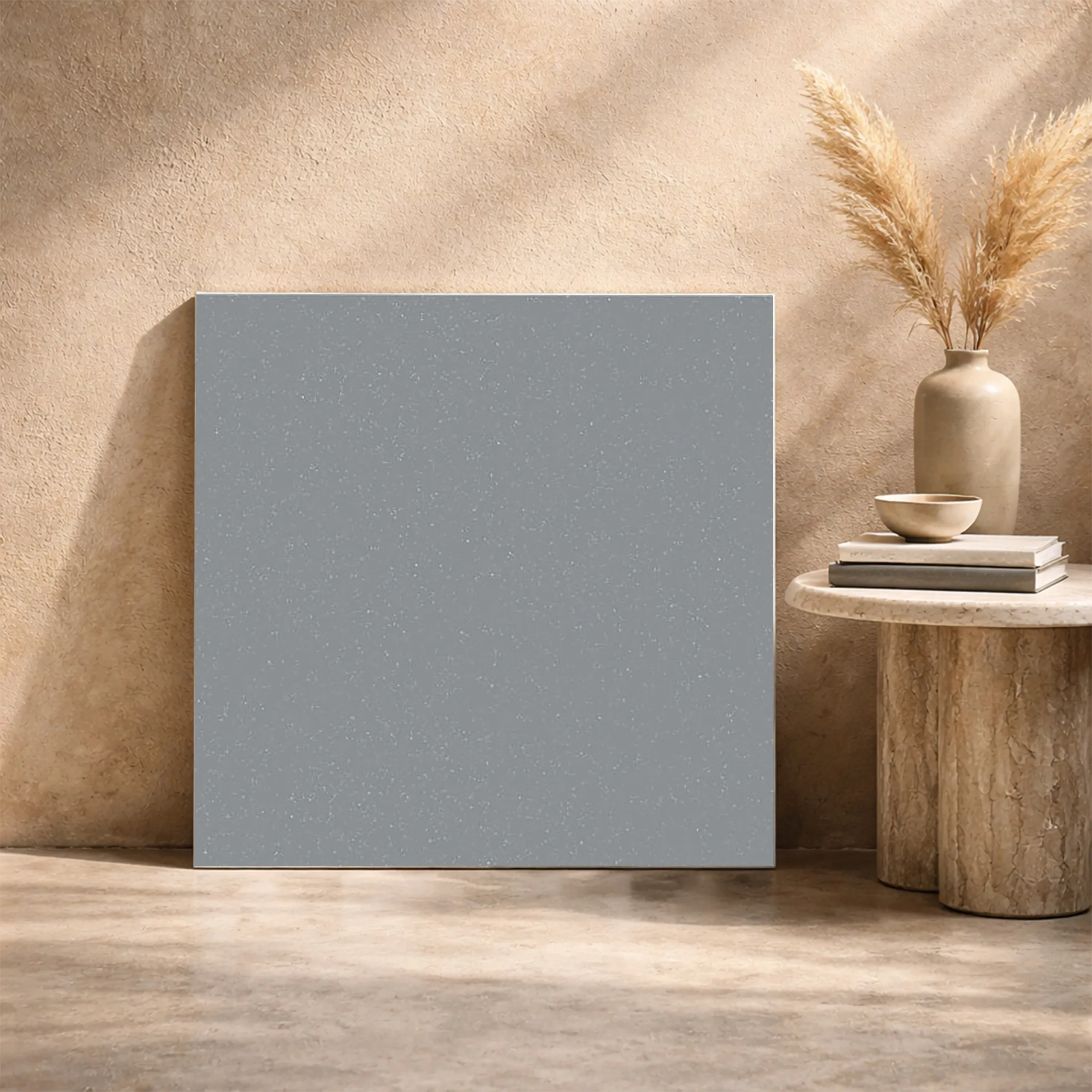 Crest Gris Plain Matt Full Body Vitrified 2x2 ft 9mm Tile | TL-53284-F