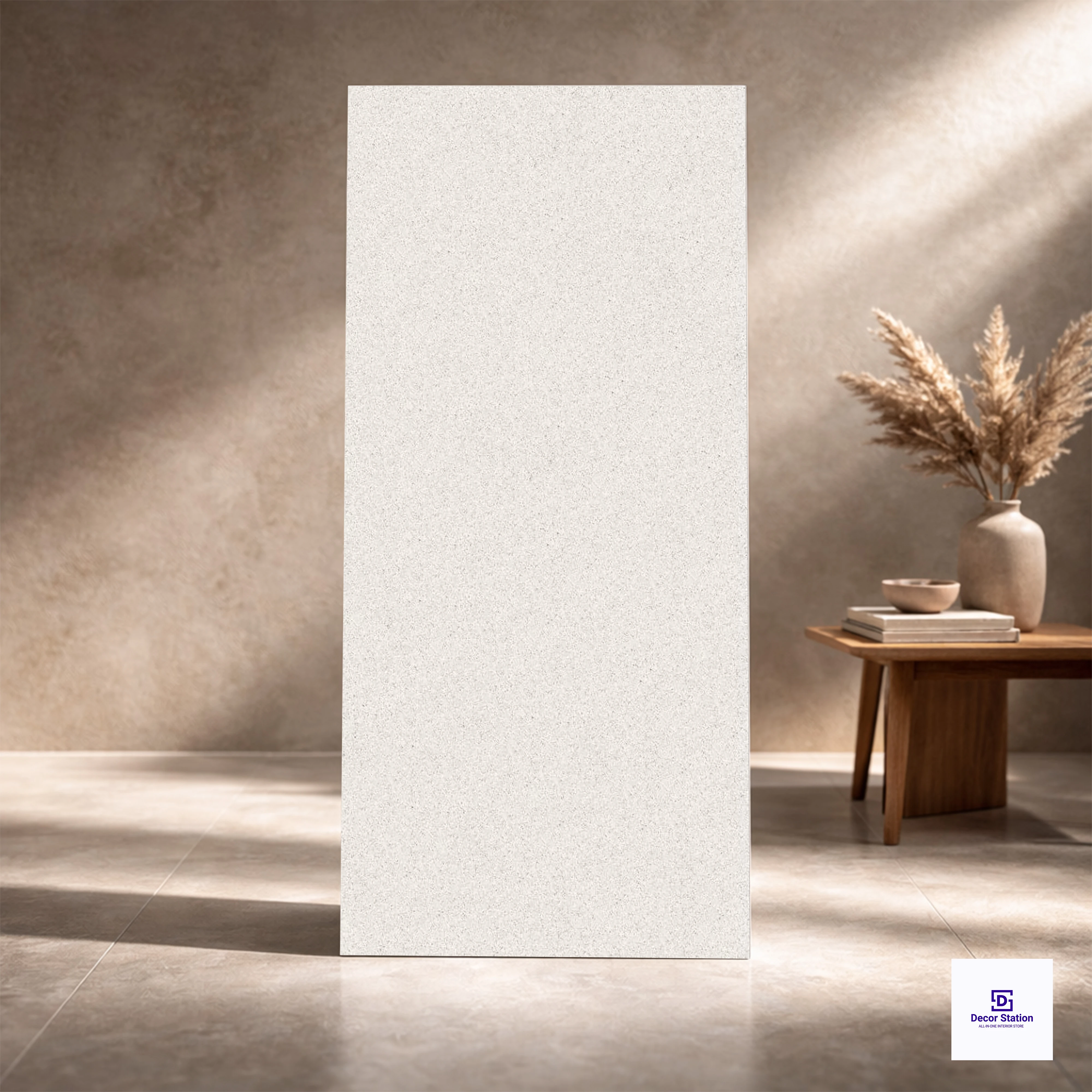 Crest Moon Plain Matt Full Body Vitrified 2x4 ft 9mm Tile | TL-53301-E