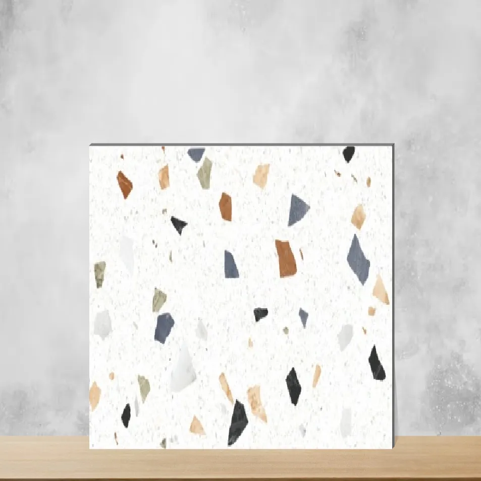 Ceramic Terrazzo Matt Rectangular Tiles TL-5869-D (24x12 inch | 8 mm)