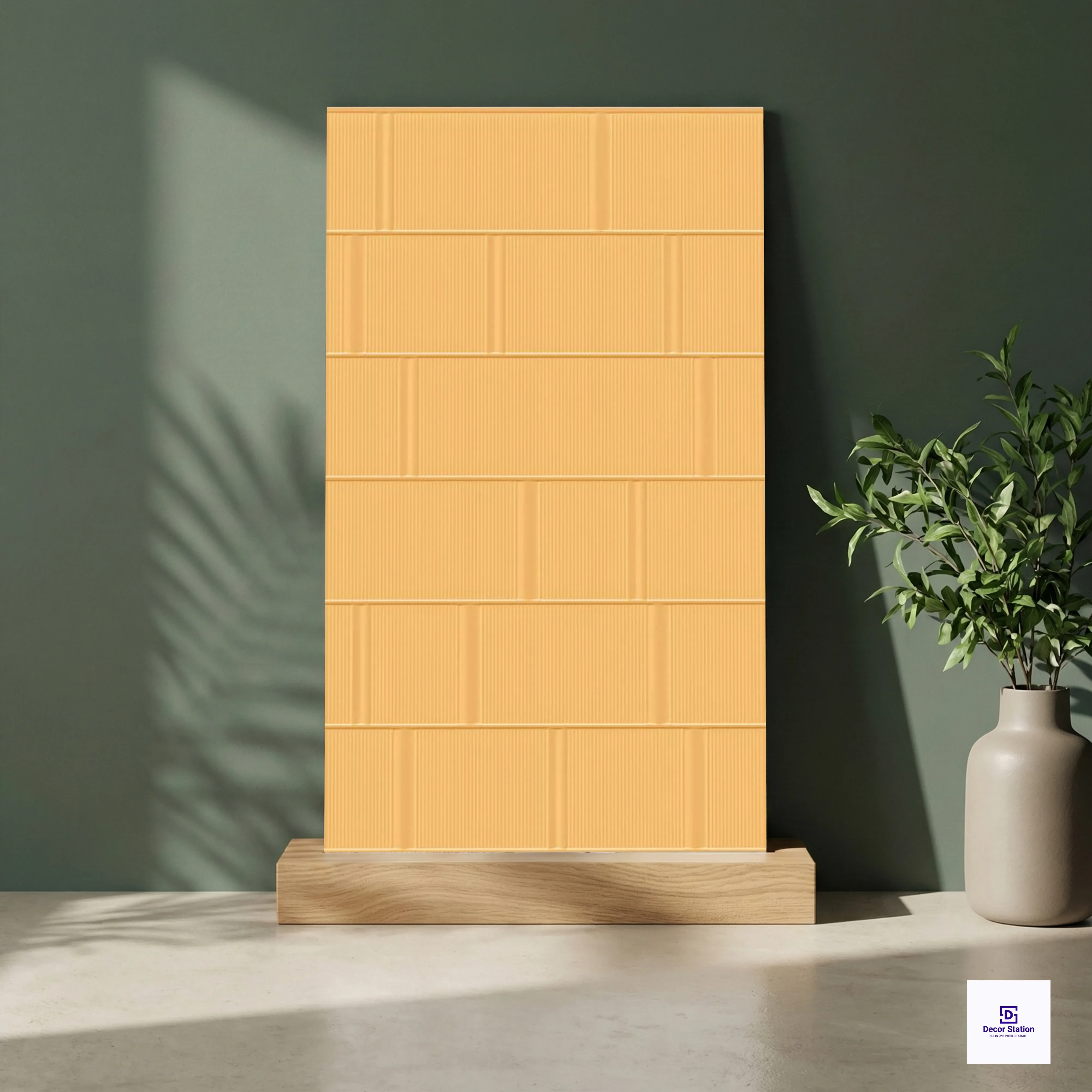 Crest Alba Ocra Plain Matt Full Body Vitrified 2x4 ft 9mm Tile | TL-53342-E