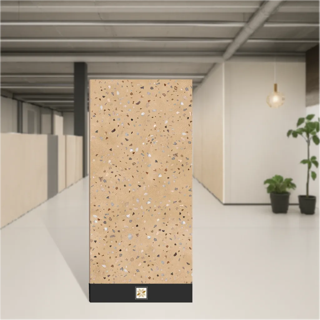 Vitrified Cotto Terrazzo Sand Terrazzo Matt Rectangular Tiles TL-5597-C (4x2 feet | 9 mm)