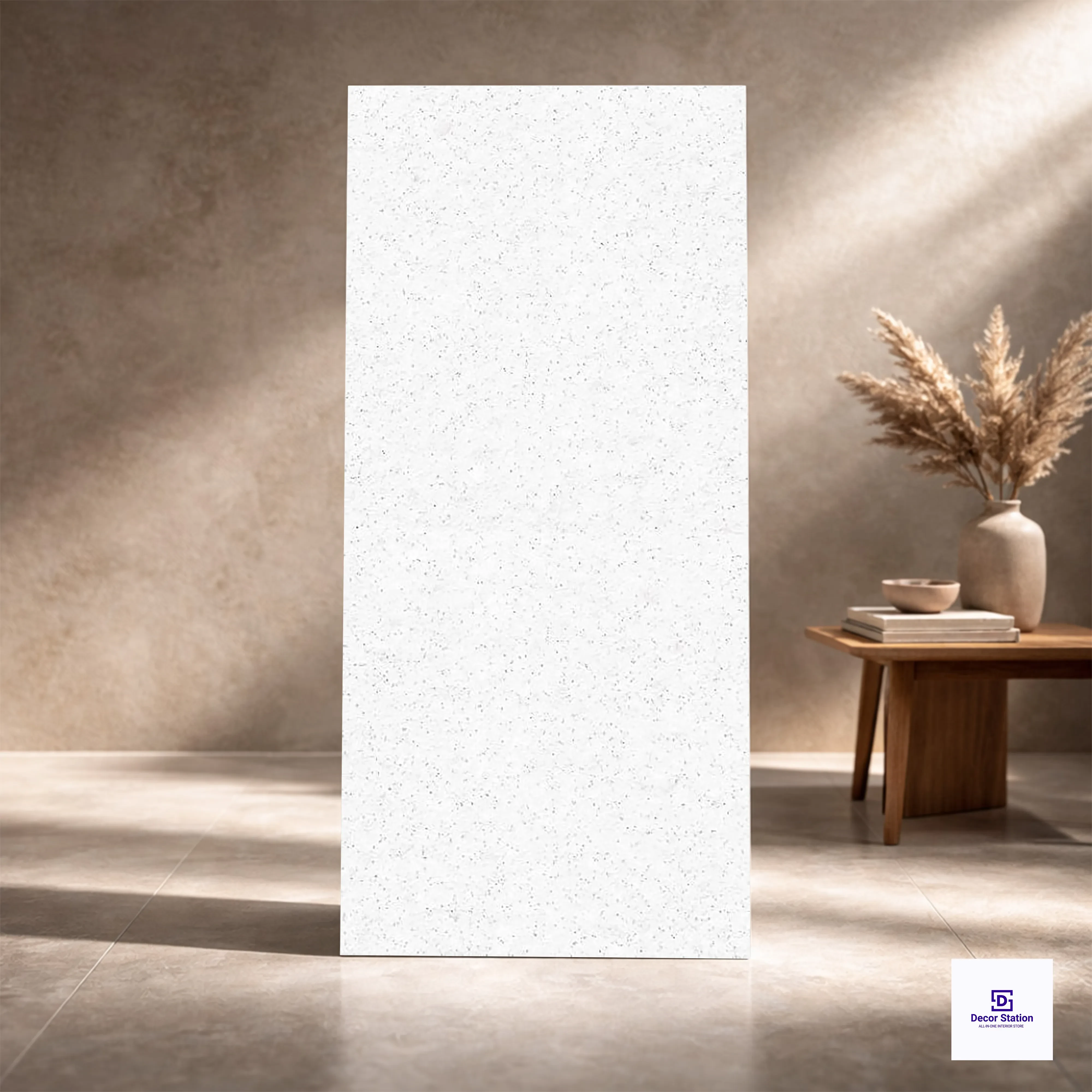 Dual Bianco Plain Matt Full Body Vitrified 2x4 ft 9mm Tile | TL-53360-B