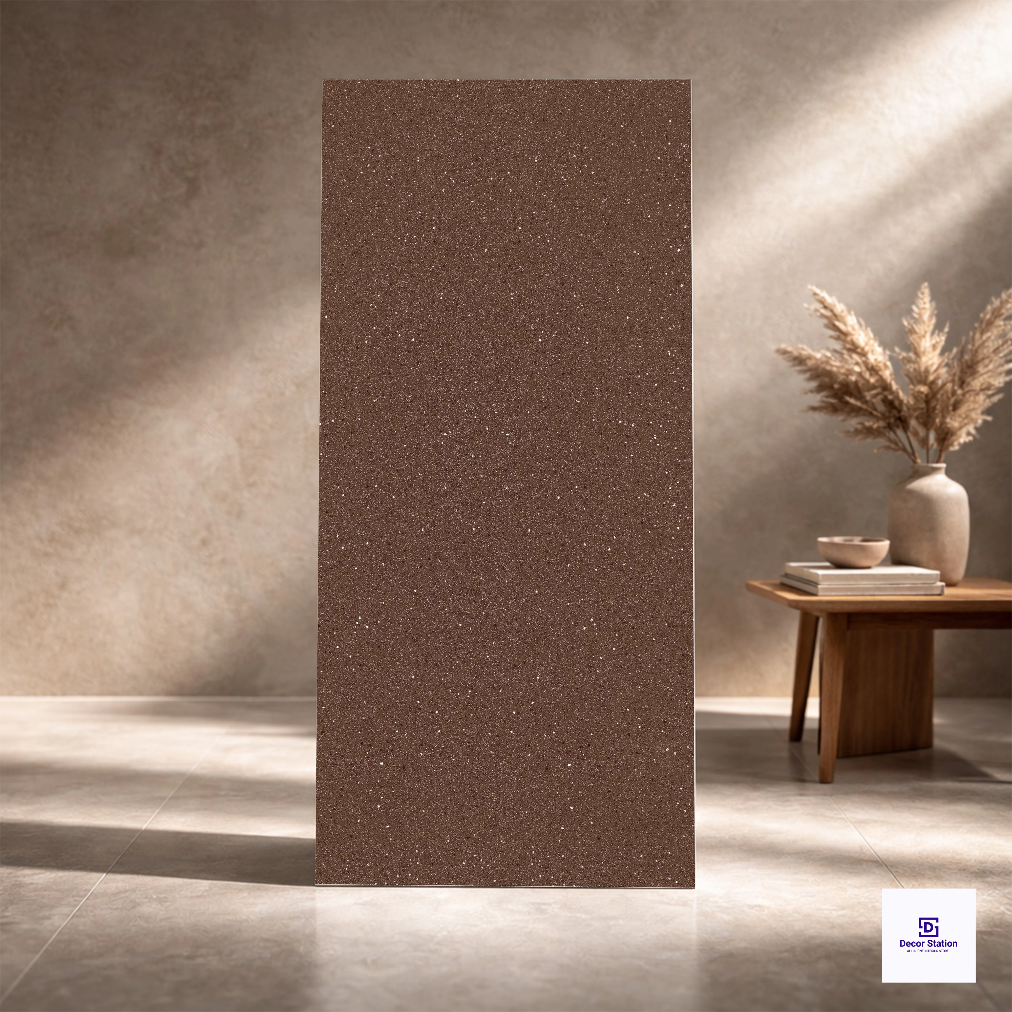 Flake Crest Brown Flake Matt Full Body Vitrified 2x4 ft 9mm Tile | TL-53369-B