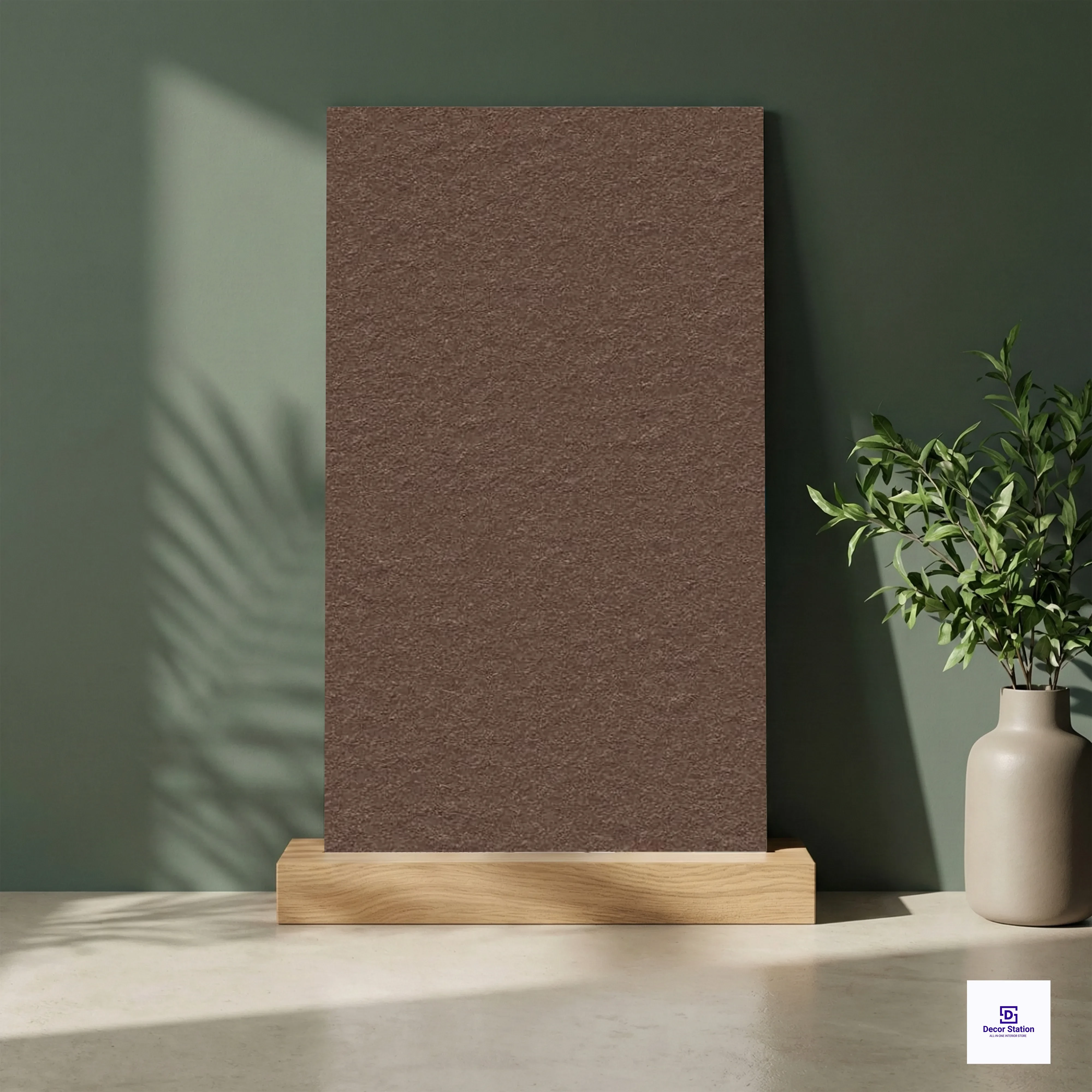 Rock Brown Plain Matt Full Body Vitrified 2x4 ft 9mm Tile | TL-53406-C