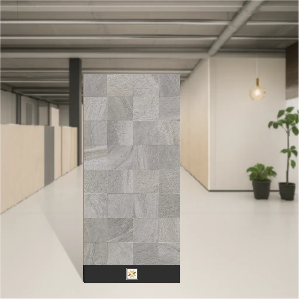 Vitrified Iro Ash Marbles & Stones Matt Rectangular Tiles TL-5390-E (5.3x2.7 feet | 9 mm)