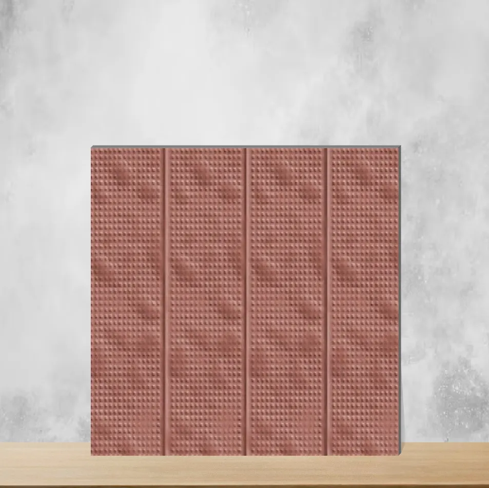 Vitrified Retro Cranberry Matt Rectangular Tiles TL-5499-J (9x3 inch | 9 mm)